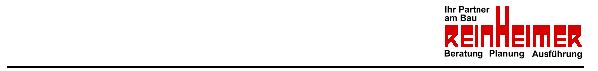 Reinheimer - Ihr Partner am Bau